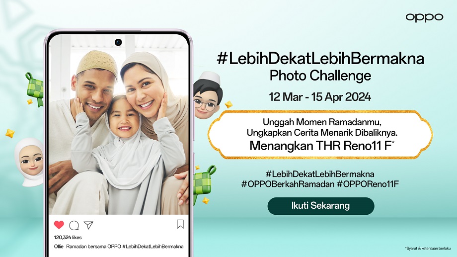 OPPO Gelar Program #LebihDekatLebihBermakna, Tawarkan Cashback Rp 3 Juta hingga 15 Paket Umrah Gratis